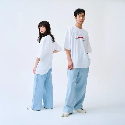Inspo Gone Subtle Stripes Trousers – Light Blue